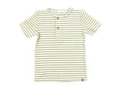 Lil Atelier sage stribet t-shirt
